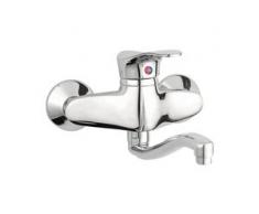 Einhebelmischer Waschtischarmatur Wandarmatur Badarmatur Wasserhahn - Serie "SWING" - FERRO