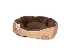 Karlie Hundekorb Chipz rund braun, Maße: 52 x 46 x 18 cm