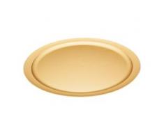 Kunststoff-Teller, gold, 40 cm Ø