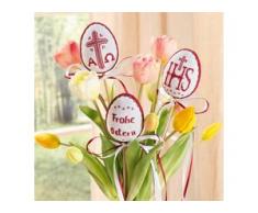 buttinette Stickpackung "Ostereier traditionell" zum Stecken, 3er Set