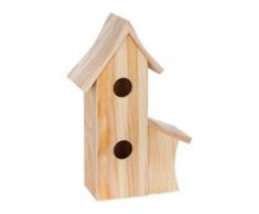 Vogelhaus aus Holz, 24 x 12 x 36 cm