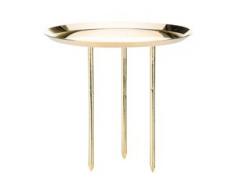Kerzenhalter für LED-Kerzen, gold, 8 cm Ø, 4 Stück