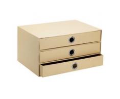 Aufbewahrungsbox aus Pappe, 35 x 25 x 19 cm