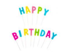 Kerzen "Happy Birthday