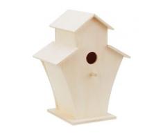 Vogelhaus aus Holz, 20 x 14 x 26 cm