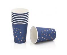 Becher "Happy Birthday" in Blau