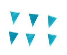 Wimpelkette "Metallic", blau