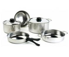 Edelstahl-Kochtopf-Set S