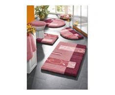 Supersoft Badgarnitur mit rutschhemmender Latexierung, Größe 112 (Deckelbezug mit Kordel, 47/ 50 cm), Rosé