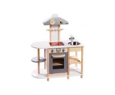 Kinderküche Deluxe mit LED Kochfeld aus Holz