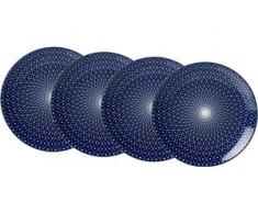 Ritzenhoff & Breker Dessertteller ROYAL REIKO (4 Stück) blau Teller Geschirr, Porzellan Tischaccessoires Haushaltswaren Speiseteller