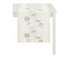 Tischläufer, 5309 SPRINGTIME, Jacquard, APELT (1-tlg.) grau Tischläufer Tischwäsche Tischdecken
