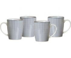 Ritzenhoff & Breker Becher ROYAL MAKOTO (4-tlg.) blau Tassen Geschirr, Porzellan Tischaccessoires Haushaltswaren Trinkgefäße