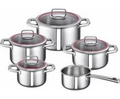 SCHULTE-UFER Topf-Set Valentina (Set, 9-tlg.) silberfarben Topfsets Töpfe Haushaltswaren Topf