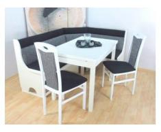 Eckbankgruppe Madrid (Set, 4-tlg) schwarz Sitzbänke Nachhaltige Möbel Sitzmöbel-Sets