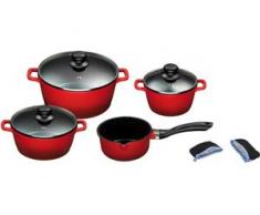 KING Topf-Set (Set, 7-tlg.) rot Topfsets Töpfe Haushaltswaren Topf