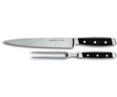 Felix Solingen Tranchierbesteck FIRST CLASS (2 Stück) silberfarben Servierbesteck Besteck Messer Haushaltswaren Kochmesser