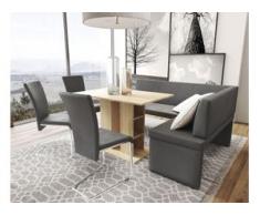 Homexperts Eckbankgruppe (Set, 4-tlg) grau Sitzbänke Nachhaltige Möbel Sitzmöbel-Sets