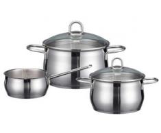 Elo Topf-Set Platin (Set, 5-tlg.) silberfarben Topfsets Töpfe Haushaltswaren Topf