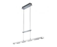 TRIO Leuchten,LED Pendelleuchte CAVALLO silberfarben Pendelleuchten und Hängeleuchten Deckenleuchten Lampen Leuchten