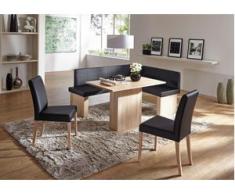 SCHÖSSWENDER Eckbankgruppe Anna (Set, 5-tlg) schwarz Eckbänke Sitzbänke Stühle Sitzmöbel-Sets