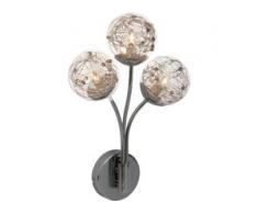 Brilliant Leuchten Joya Wandleuchte 3flg chrom grau Wandleuchten Lampen