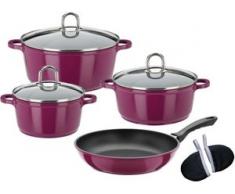 GSW Topf-Set Gourmet Premium Color (Set, 9-tlg.) lila Topfsets Töpfe Haushaltswaren Topf