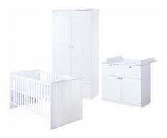 roba Babyzimmer-Komplettset Dreamworld 3 (Set, 3-tlg) weiß Baby Baby-Möbel-Sets Babymöbel Schlafzimmermöbel-Sets