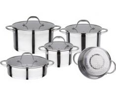 GSW Topf-Set oslo (Set, 9-tlg.) silberfarben Topfsets Töpfe Haushaltswaren Topf