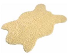 Fellteppich, Fell uni, KiNZLER, fellförmig, Höhe 25 mm, maschinell getuftet beige Moderne Teppiche Unisex
