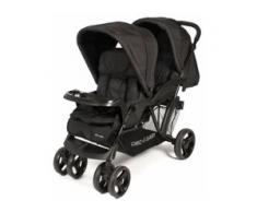 CHIC4BABY Geschwisterwagen Doppio, schwarz Kinder Kinderwagen Buggies