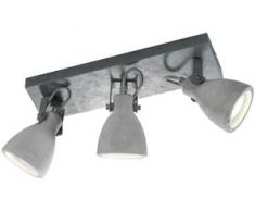 TRIO Leuchten,Deckenstrahler CONCRETE grau Deckenstrahler Strahler Spots Lampen Leuchten