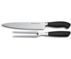 Felix Solingen Tranchierbesteck PLATINUM (2 Stück) silberfarben Besteck Messer Haushalt Kochmesser