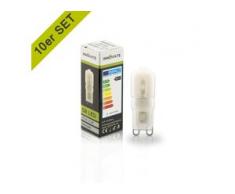 INNOVATE 10er-Set mit warmweißem Licht, 2,5W G9 LED-Leuchtmittel EEK A+ weiß LED Leuchtmittel Lampen Leuchten