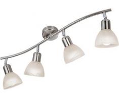 Nino Leuchten,LED Deckenstrahler DAYTONA silberfarben Strahler Spots Lampen Leuchten