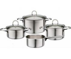 GSW Topf-Set Rocca (Set, 7-tlg.) silberfarben Topfsets Töpfe Haushaltswaren Topf