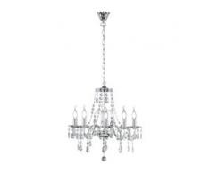 TRIO Leuchten,Kronleuchter BAROQUE silberfarben Kronleuchter Deckenleuchten Lampen Leuchten