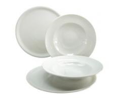 CreaTable Teller (2 Stück) weiß Geschirr, Porzellan Tischaccessoires Haushaltswaren Speiseteller