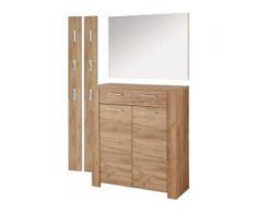 GERMANIA Garderoben-Set GW-Castera (Set, 4-tlg) beige Kompaktgarderoben Garderoben Kastenmöbel-Sets