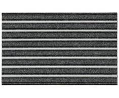 Fußmatte, Alustar, HANSE Home, rechteckig, Höhe 13 mm, maschinell getuftet grau Fußmatten gemustert Teppiche