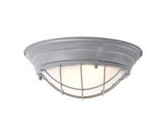 Brilliant Leuchten Typhoon Wand- und Deckenleuchte 34cm grau Beton/weiß Wandleuchten Lampen Deckenleuchten