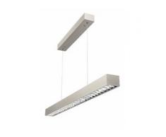 EVOTEC,LED Pendelleuchte OFFICE ONE silberfarben Pendelleuchten und Hängeleuchten Deckenleuchten Lampen Leuchten