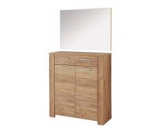 GERMANIA Garderoben-Set GW-Castera (Set, 2-tlg) beige Kompaktgarderoben Garderoben Kastenmöbel-Sets