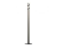 EVOTEC,Stehlampe LIGHT WAVE silberfarben LED Stehlampen LED-Lampen und LED-Leuchten Lampen Leuchten