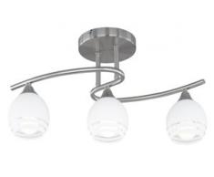 TRIO Leuchten,Deckenleuchte silberfarben Deckenleuchten SOFORT LIEFERBARE Lampen Leuchten
