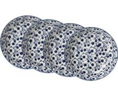 Ritzenhoff & Breker Suppenteller ROYAL SAKURA (4 Stück) blau Teller Geschirr, Porzellan Tischaccessoires Haushaltswaren Speiseteller