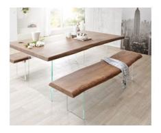 DELIFE Sitzbank Live-Edge 135x40