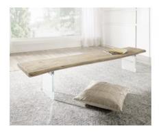 DELIFE Sitzbank Live-Edge 195x40