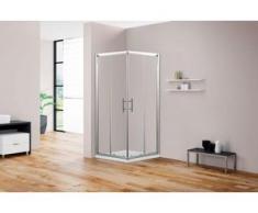 TrendLine Duschkabine Eckeinstieg Easy 6 80 x 80 cm, Klarglas