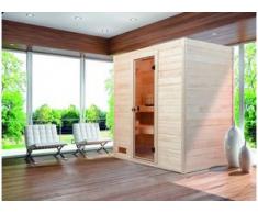 Weka Massivholzsauna Valida 3 mit Glastür